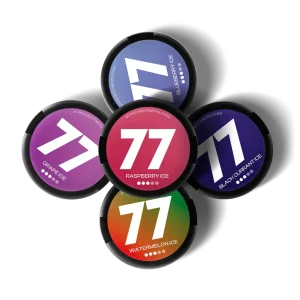 77 Ice Nicotine Pouch Bundle 10mg (5 Pack)