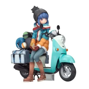 Alter Laid-Back Camp Shima Rin with Scooter 1/10 Scale Figure Collectible