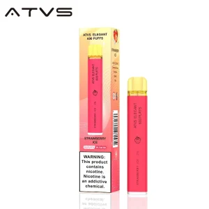 ATVS ELEGANT Disposable Vape 600 Puffs – Strawberry Ice