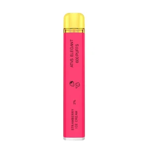 ATVS ELEGANT Disposable Vape 600 Puffs – Strawberry Ice Cream