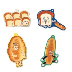 Bandai Bread Thief Rubber Mascot - Durable Pandorobou Figure Collectible