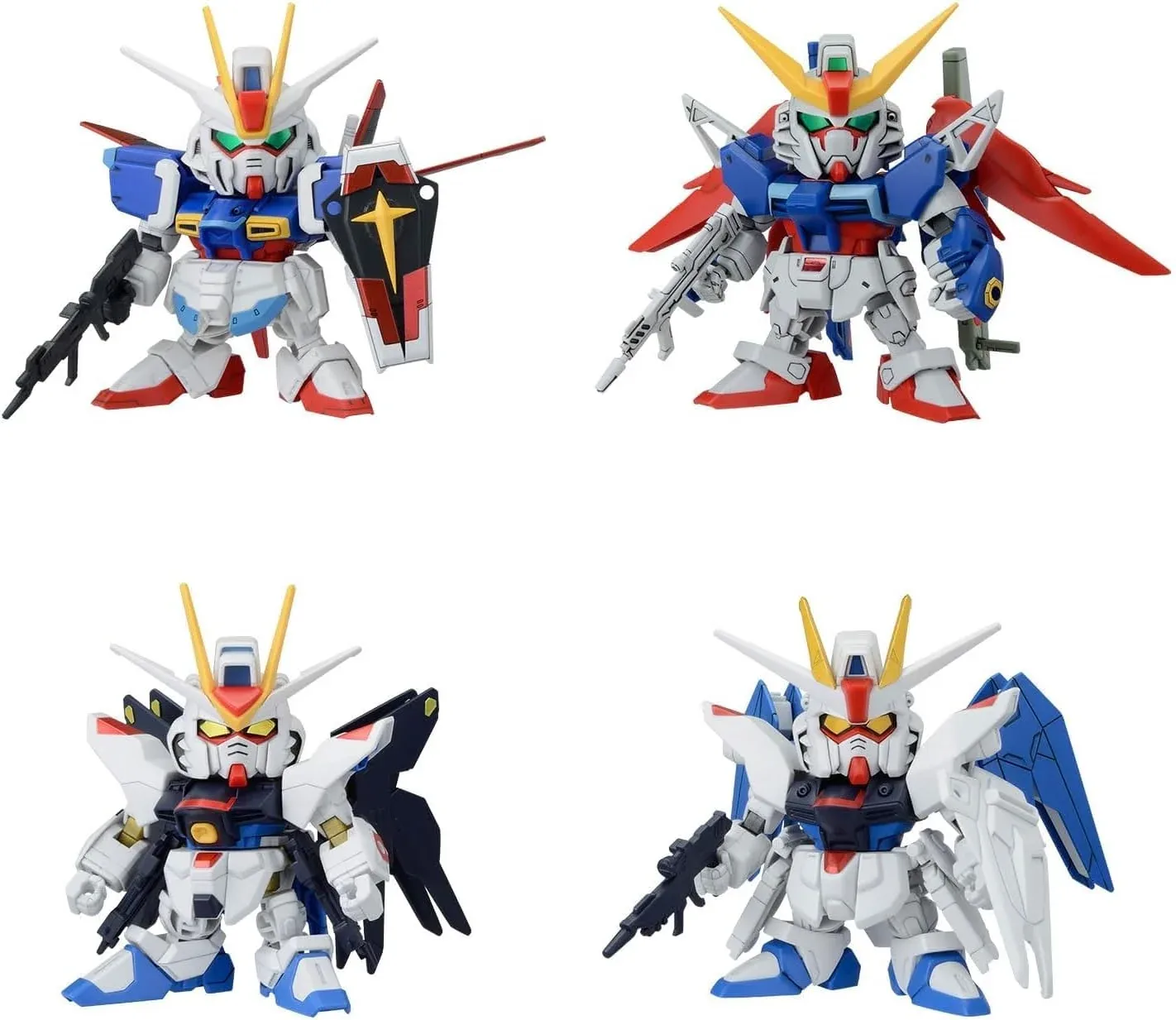 Bandai Mobile Suit Gundam Seed Fateful Showdown Model Set BB Senshi CE Series