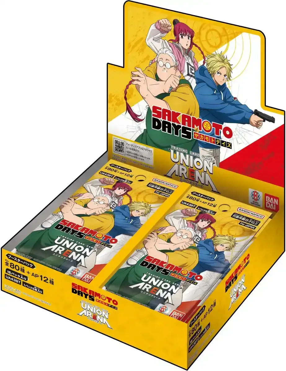 Bandai Union Arena Booster Box Sakamoto Days Ua43Bt