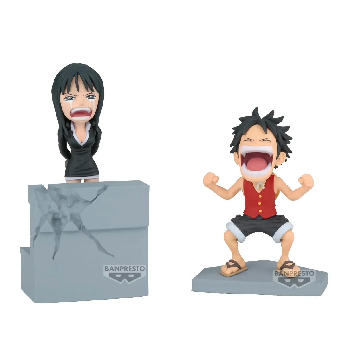 Banpresto One Piece Log Story Figure: Monkey D. Luffy & Nico Robin Collectible - Image 2