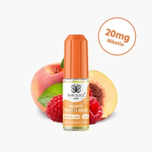 Bar Juice 5000 | White Peach Razz | Nicotine Salt Liquid (20mg)