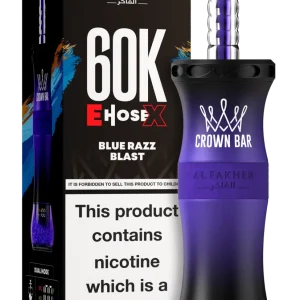Blue Razz Blast Al Fakher Crown Bar E Hose X 60k