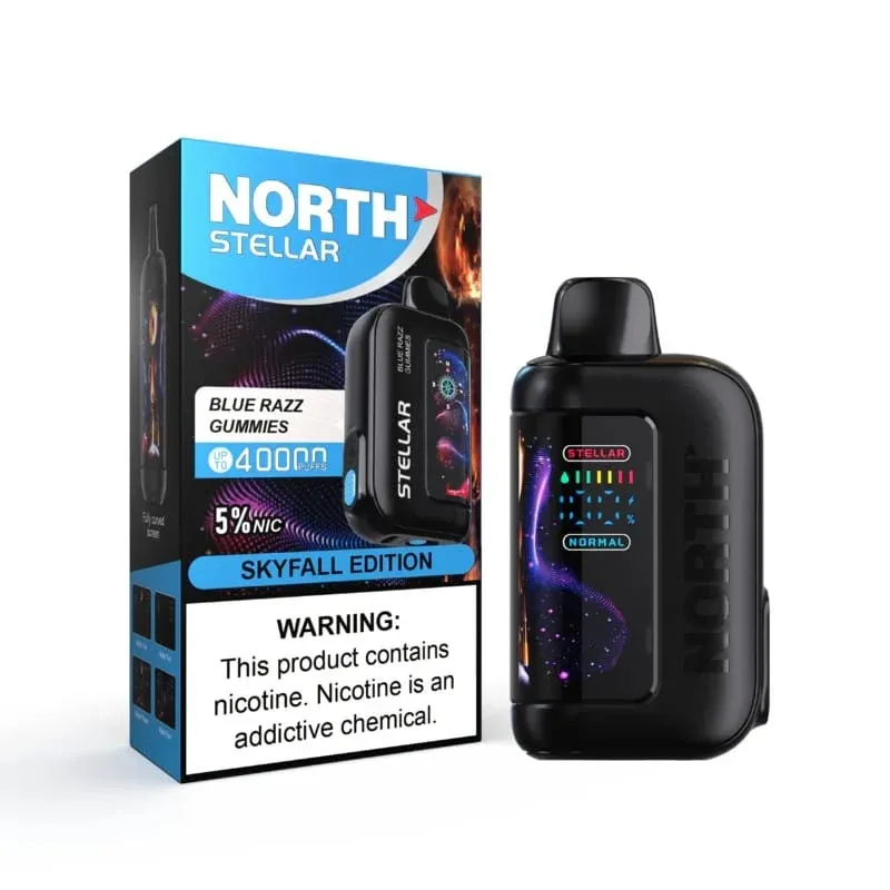 Blue Razz Gummies - North Stellar 40k Disposable Vape
