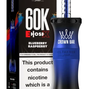 Blueberry Raspberry Al Fakher Crown Bar E Hose X 60k