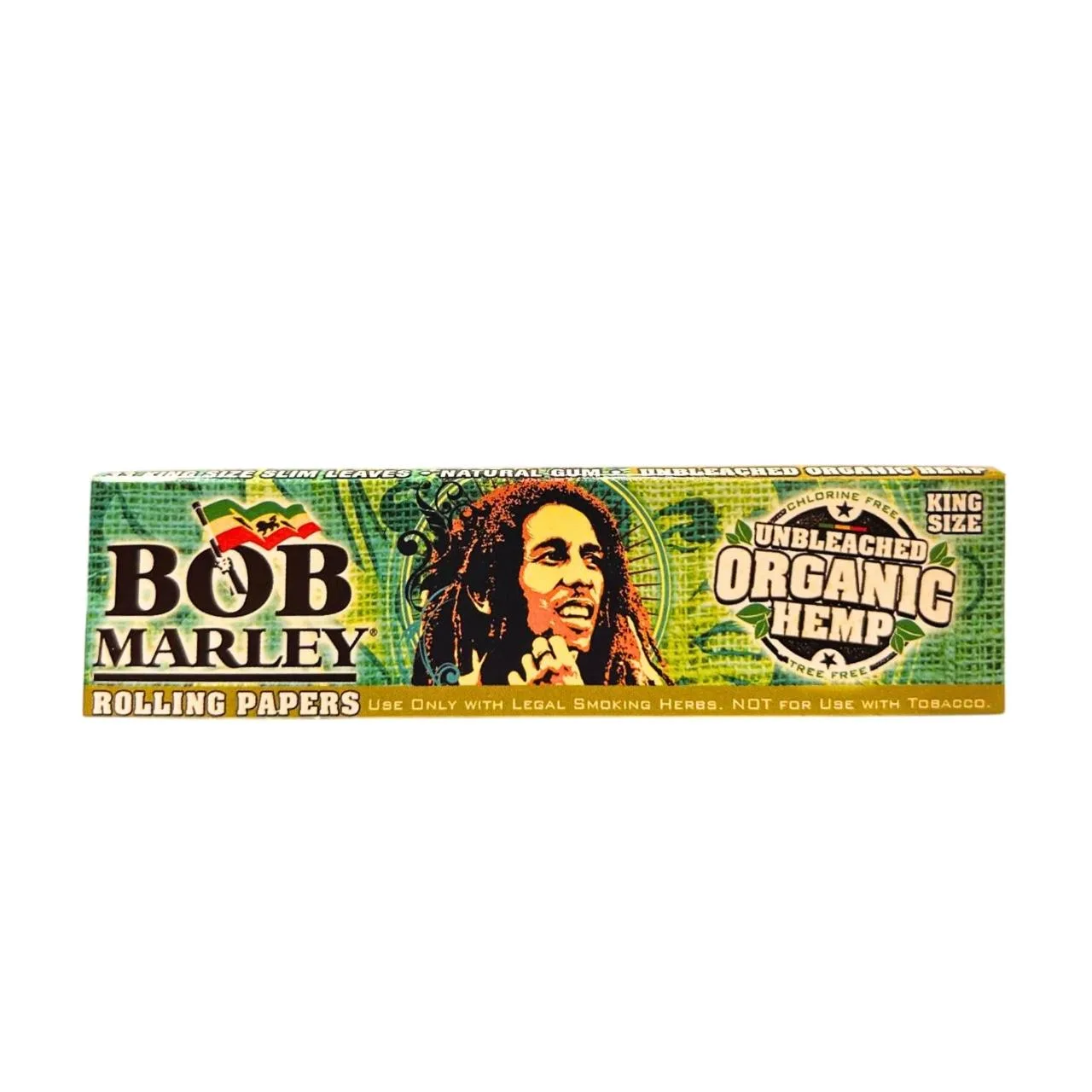 Bob Marley Rolling Papers Unbleached Organic Hemp 1PK - Image 2