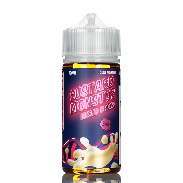 Custard Monster – Mixed Berry – 100mL - Image 2
