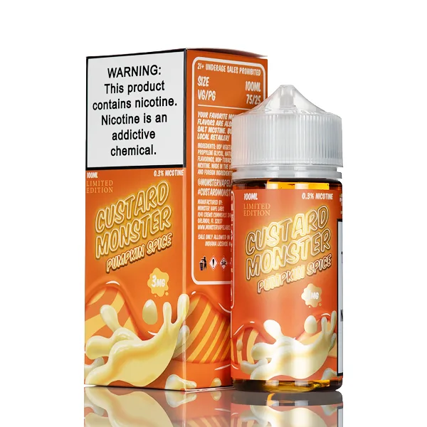Custard Monster – Pumpkin Spice – 100mL
