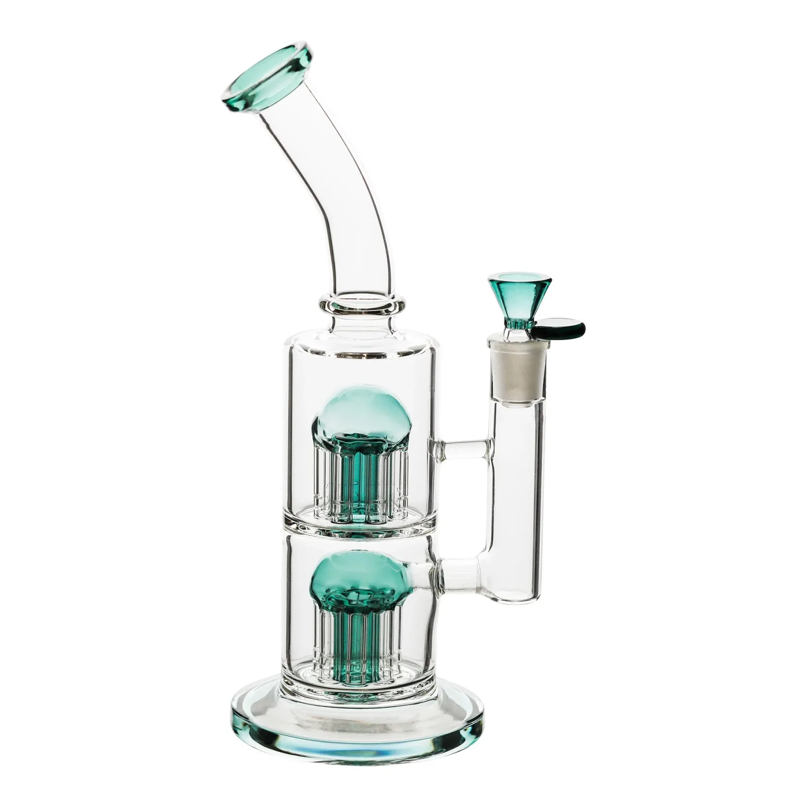Double Jelly Perc Bong - 11in - Image 2