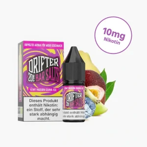 Drifter - Bar Salts | Kiwi Passion Guava Ice | Nicotine Salt Liquid (10mg)
