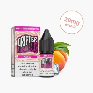 Drifter - Bar Salts | Peach Ice | Nicotine Salt Liquid (20mg)
