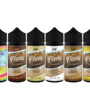 E LIQUID 100ML FRAPPE COLD BREW VAPE JUICE 70/30 0MG SUB OHM PREMIUM