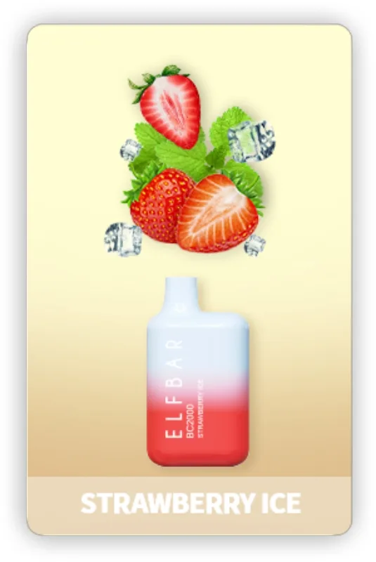 ELF BAR BC2000 Disposable 2000 Puffs Strawberry Ice