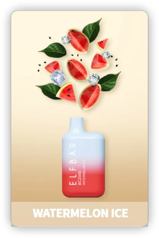 ELF BAR BC2000 Disposable Watermelon Ice 2000 Puffs