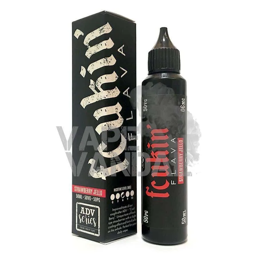 Fcukin’ Flava – Strawberry Jello (Cool Berry) (WHOLESALE AVAILABLE)