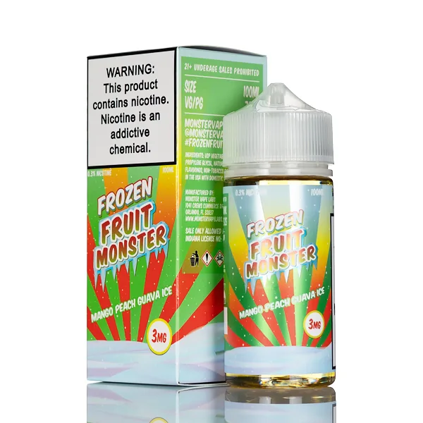 Frozen Fruit Monster – Mango Peach Guava Ice – 100mL