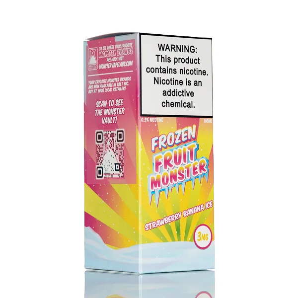 Frozen Fruit Monster – Strawberry Banana Ice – 100mL - Image 2