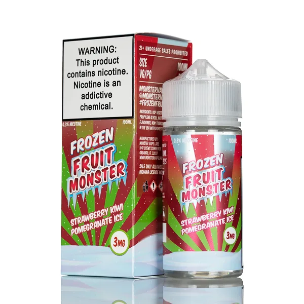 Frozen Fruit Monster – Strawberry Kiwi Pomegranate Ice – 100mL