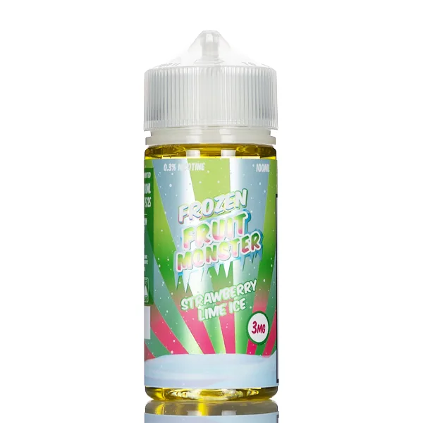 Frozen Fruit Monster – Strawberry Lime Ice – 100mL - Image 2