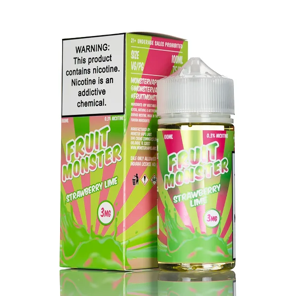 Fruit Monster – Strawberry Lime – 100mL