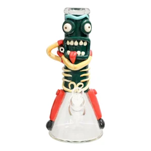 Glowing Mythical Protector Bong - 12.5in