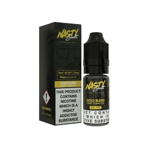 GOLD Blend Nic Salt E-Liquid by Nasty Salt 10ml