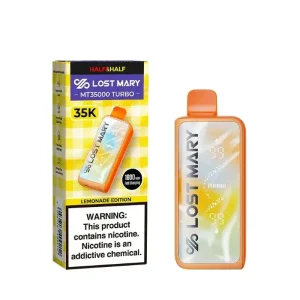 Half & Half - Lost Mary MT35000 Turbo Disposable Vape Lemonade Edition