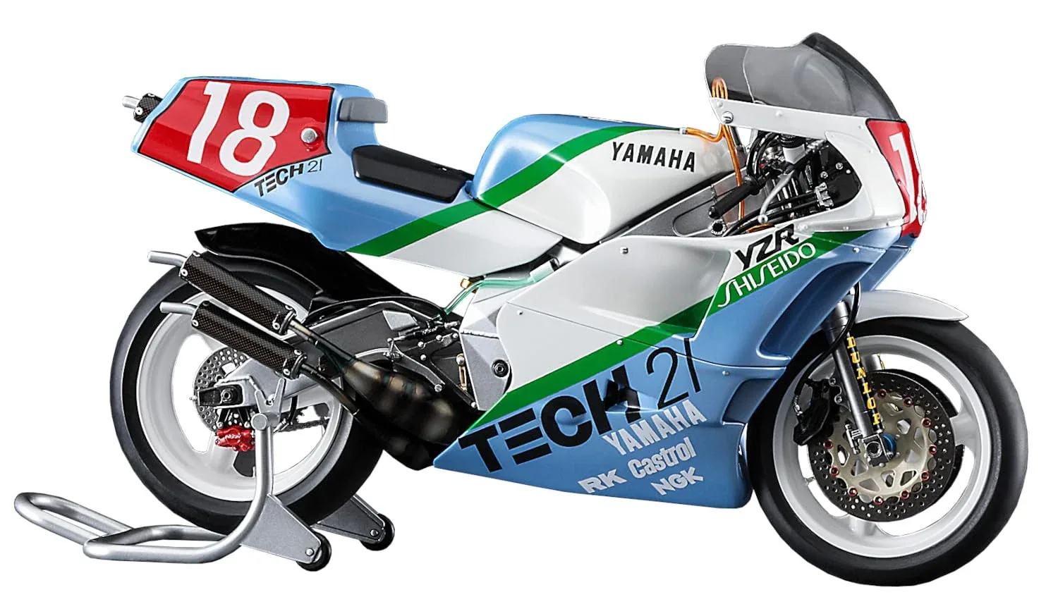 Hasegawa 1/12 Motorcycle Yamaha YZR500 Tech21 1988 Plastic Model Kit