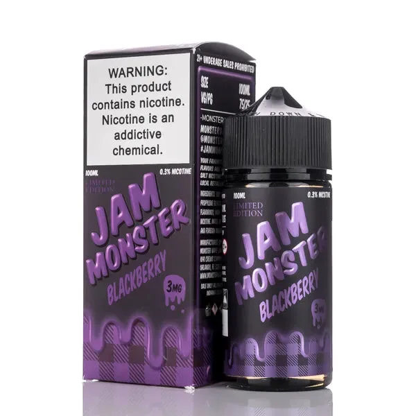 Jam Monster – Blackberry Jam – 100ml