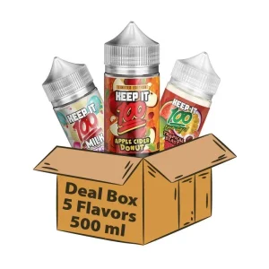 Keep It 100 E Liquid 100ml – Deal Box 500ml | Premium Vape Juice