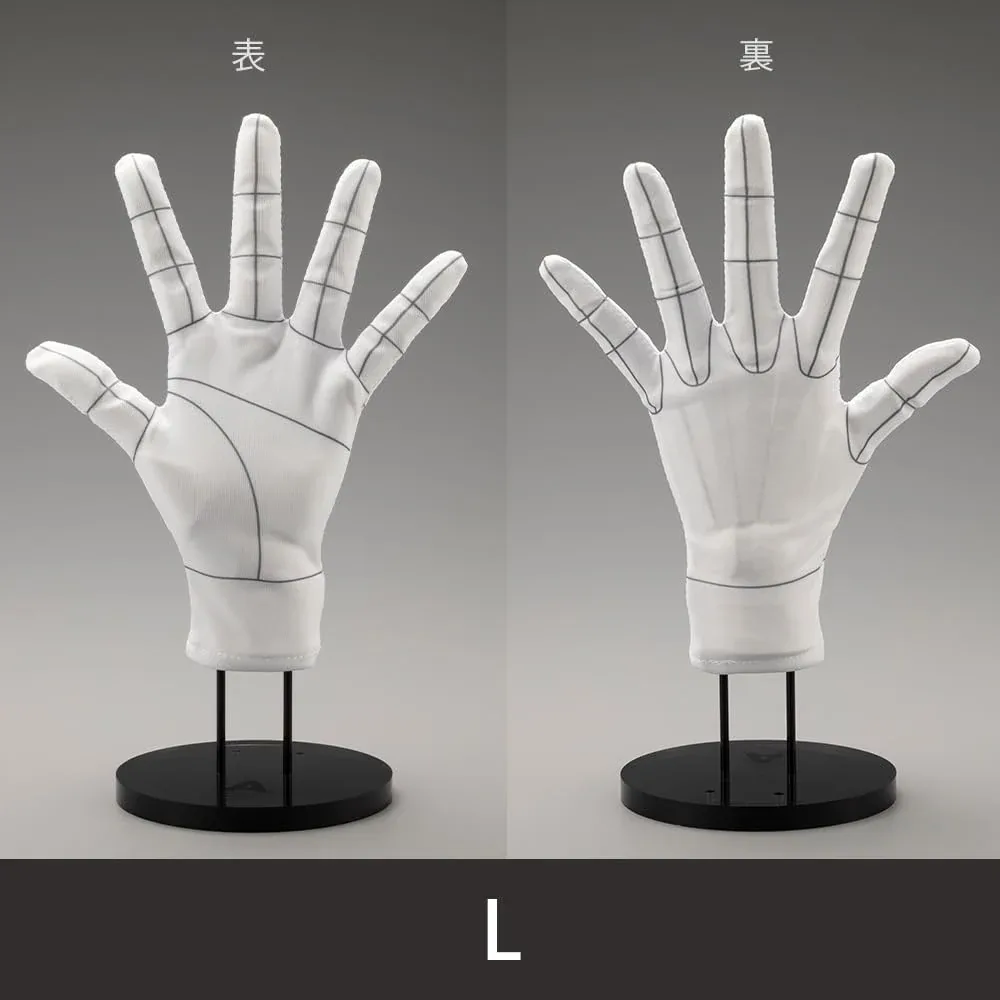 Kotobukiya Artist Support Gloves L Figure Accessories Wireframe Model Hands - Image 2