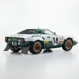 Kyosho 1/18 Scale Lancia Stratos HF Monte Carlo 1975 Winner Model KS08130E