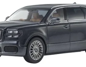 Kyosho 1/43 Scale Toyota Century Gray Model with Mid-Brown Interior Ks03926G