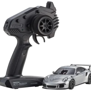 Kyosho Mr04 Rwd Porsche 911 GT3 RS Silver Electric RC Car 32358S