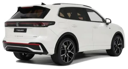 Kyosho Otto 1/18 Volkswagen Tiguan E TSI R-Line 2024 White Diecast Car - Image 2