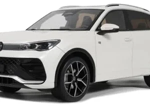 Kyosho Otto 1/18 Volkswagen Tiguan E TSI R-Line 2024 White Diecast Car