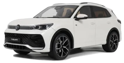 Kyosho Otto 1/18 Volkswagen Tiguan E TSI R-Line 2024 White Diecast Car