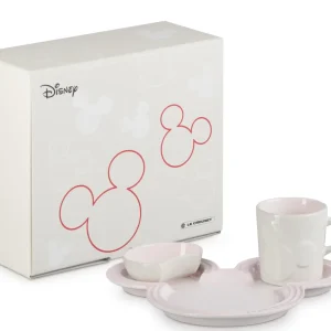 Le Creuset Disney Mickey Mouse Pink Tableware Set Microwave Dishwasher Safe
