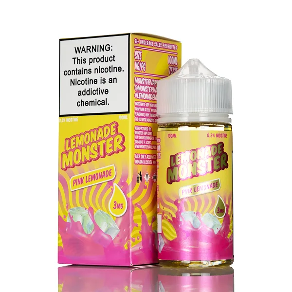 Lemonade Monster – Pink Lemonade – 100mL - Image 2
