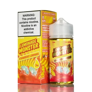 Lemonade Monster – Strawberry Lemonade – 100mL