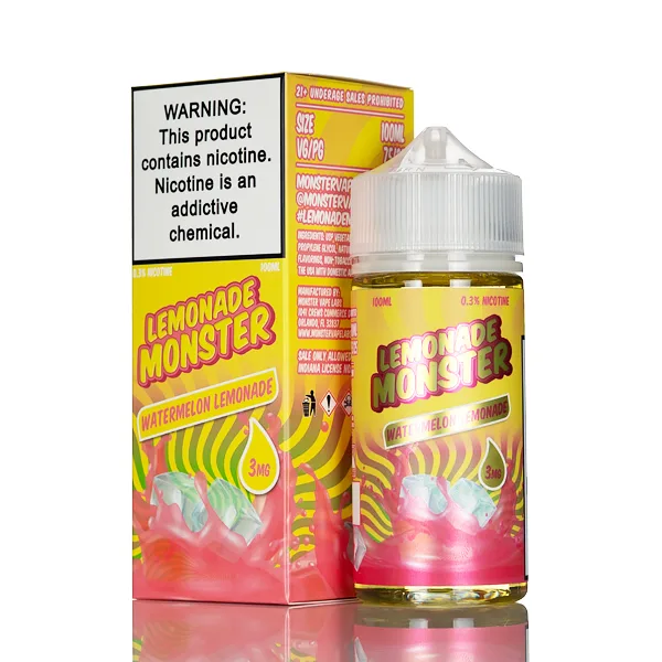 Lemonade Monster – Watermelon Lemonade – 100mL