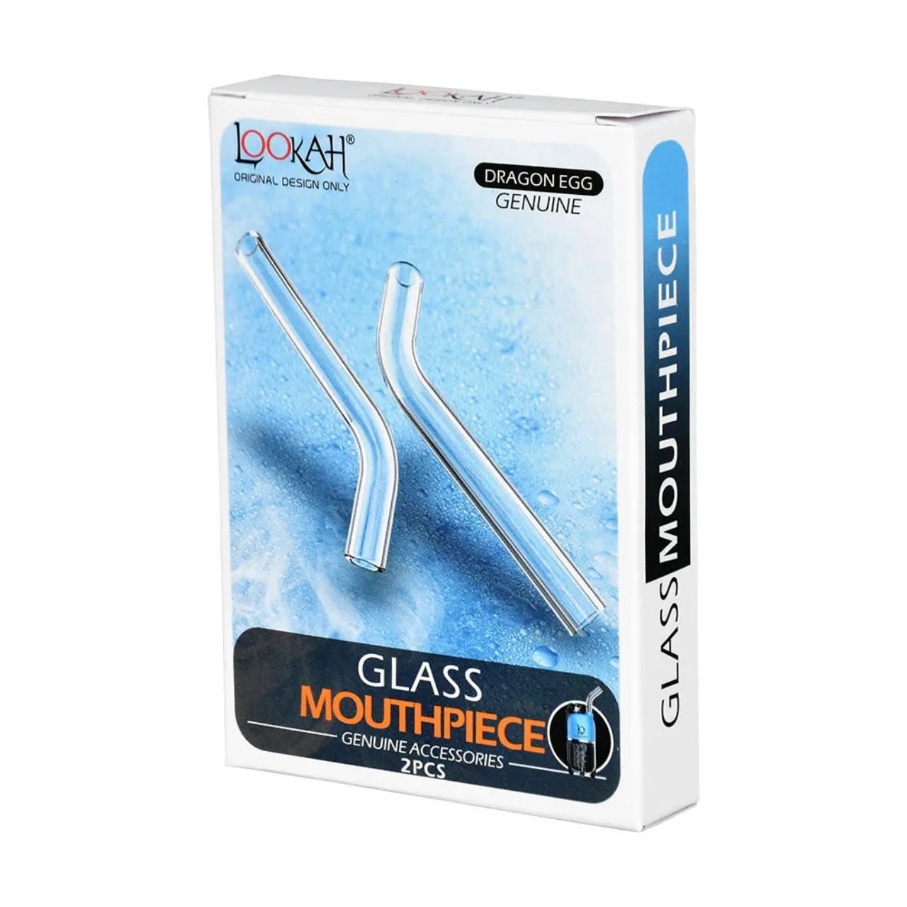 Lookah Dragon Egg Glass Mouthpiece Clear - Image 2