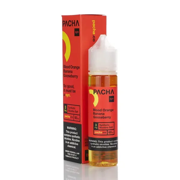 Pachamama Syn- Blood Orange Banana Gooseberry – 60ml