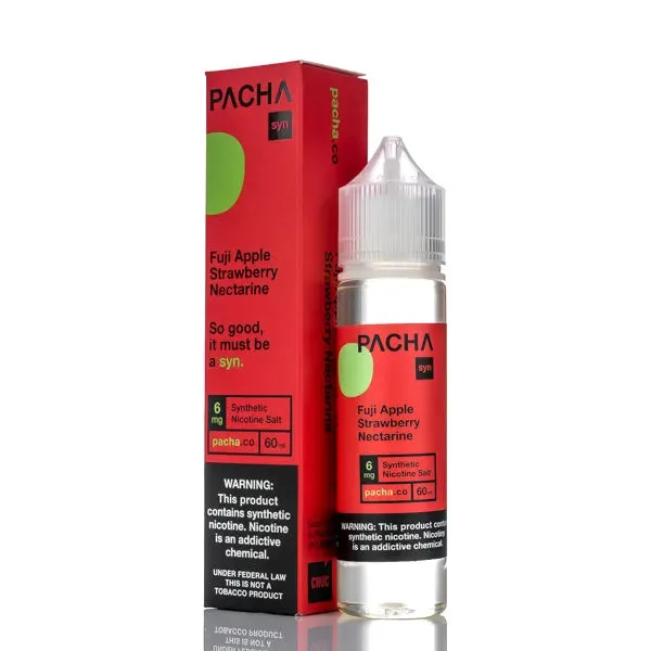 Pachamama Syn – Fuji Apple Strawberry Nectarine – 60ml