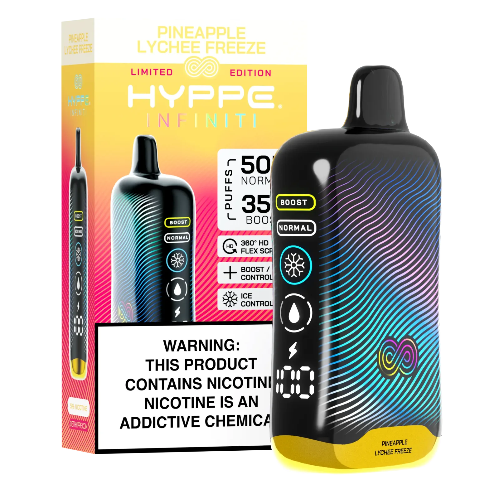 Pineapple Lychee Freeze Hyppe Infiniti 50K