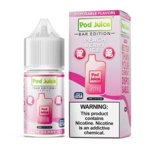 Pod Juice Salt PJ 5000 Series Tobacco Free Nicotine E-Juice 55MG Collection 30ml
