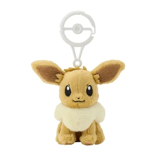 Pokemon Eevee Mascot Keyring with Carabiner Fastener Charm